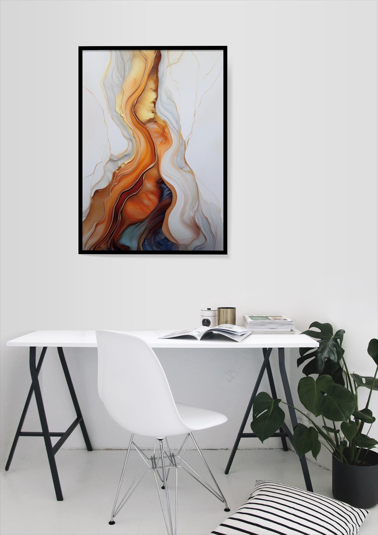 Goldbachadern, Design, Poster, Kunst, Druck, Wanddekor, topographisch, Interior, Wandkunst, Kunstdruck, Büro, Zuhause, exklusiv, modern
