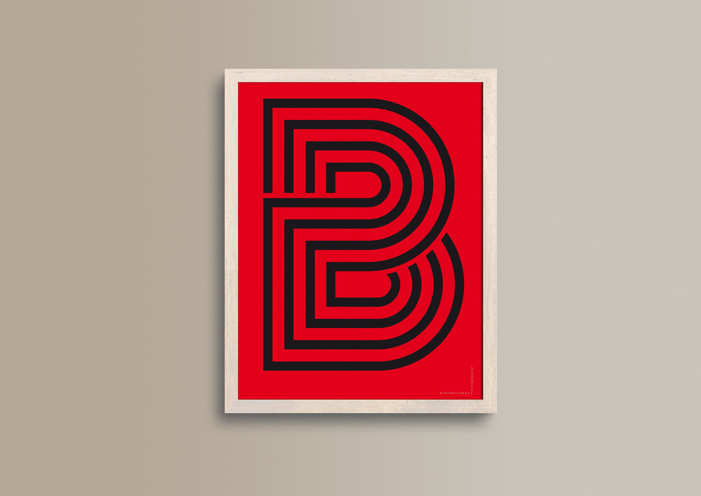 PB Rouge, Design, Poster, Kunst, Druck, Wanddekoration, minimalistisch, grafisch, Interieur, Wandkunst, Kunstdruck, Büro, Zuhause, exklusiv, modern