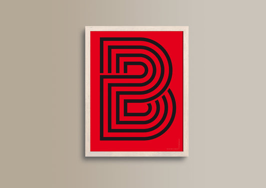 PB Rouge, Design, Poster, Kunst, Druck, Wanddekoration, minimalistisch, grafisch, Interieur, Wandkunst, Kunstdruck, Büro, Zuhause, exklusiv, modern