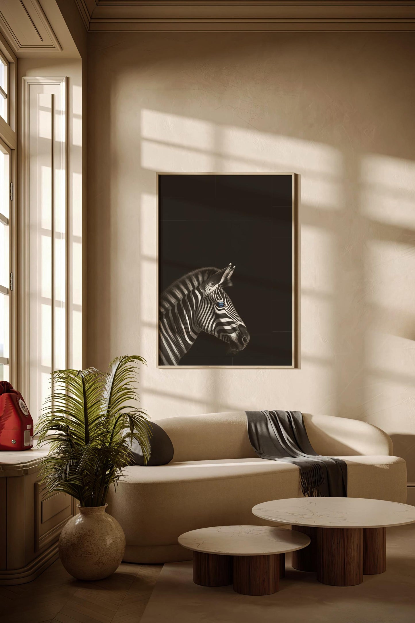 Zebra, Portrait, Poster, Kunst, Druck, Bild, Illustration, Interieur, Wandkunst, Kunstdruck, Safari, home, exklusiv, modern