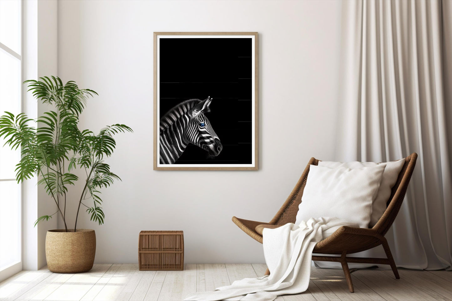 Zebra, Portrait, Poster, Kunst, Druck, Bild, Illustration, Interieur, Wandkunst, Kunstdruck, Safari, home, exklusiv, modern