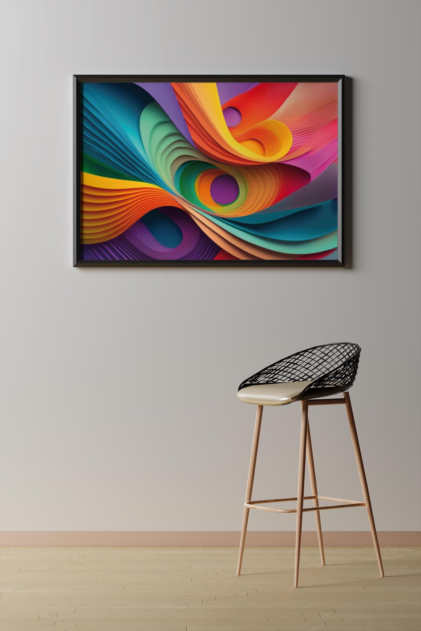 Elipsen, Design, Poster, Kunst, Druck, Wanddekor, topographisch, Interior, Wandkunst, Kunstdruck, Büro, Zuhause, exklusiv, modern, Nr. 144