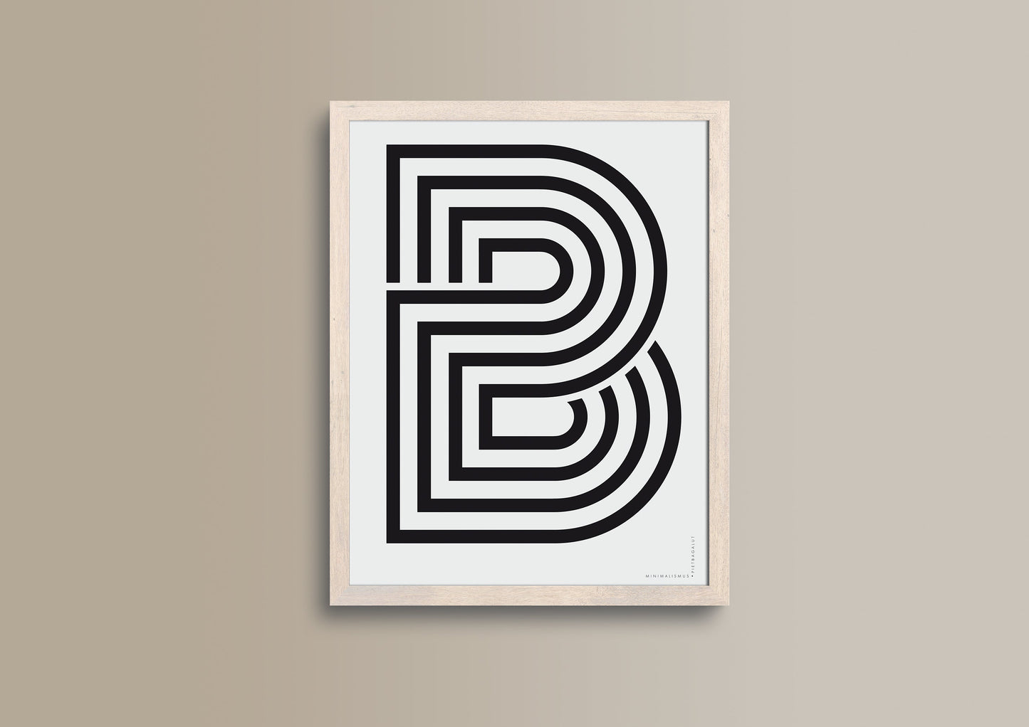 PB grnd, Design, Poster, Kunst, Druck, Wanddekor, minimalistisch, Grafik, Interior, Wandkunst, Kunstdruck, Büro, Zuhause, exklusiv, modern