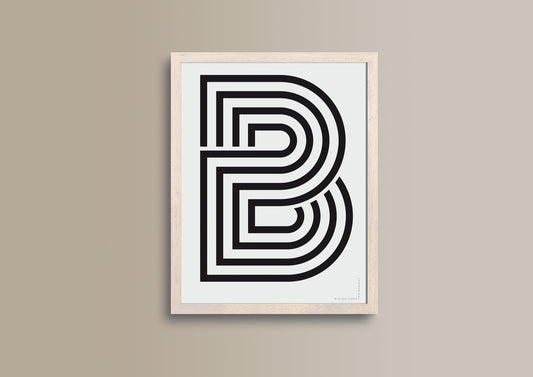 PB grnd, Design, Poster, Kunst, Druck, Wanddekor, minimalistisch, Grafik, Interior, Wandkunst, Kunstdruck, Büro, Zuhause, exklusiv, modern