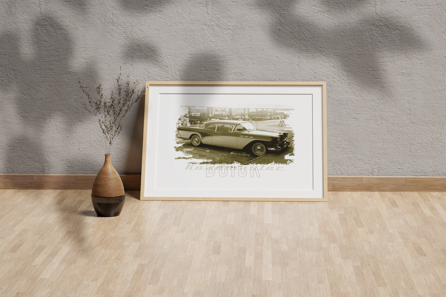 Buick, Bild, Poster, Kunst, Druck, Wanddekor, minimalistisch, Foto, Interior, Wandkunst, Kunstdruck, Büro, Zuhause, exklusiv, modern