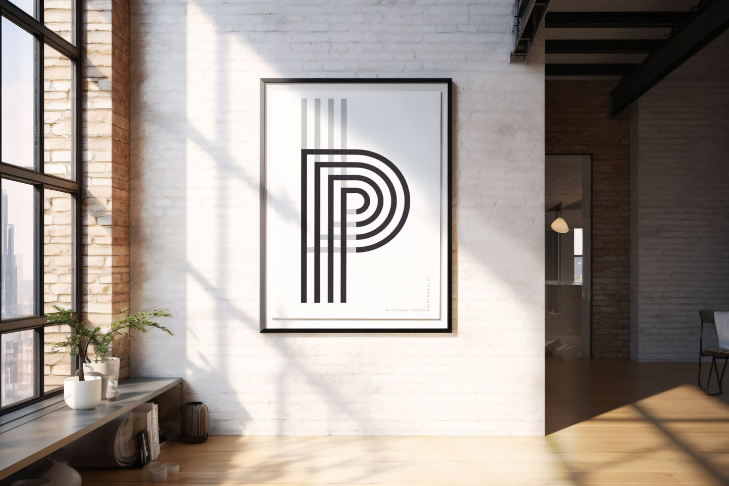 pb petit sc, Design, Poster, Kunst, Druck, Wanddekoration, minimalistisch, grafisch, Inneneinrichtung, Wandkunst, Kunstdruck, Büro, Zuhause, exklusiv, modern