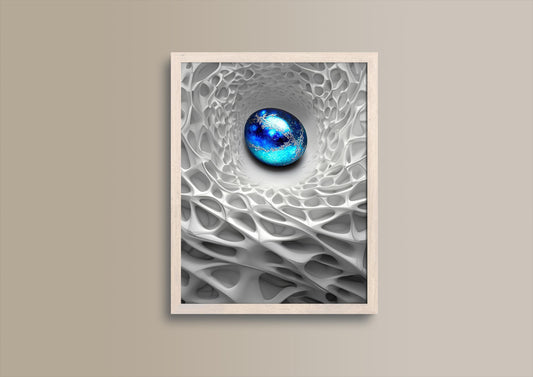 weißes Nest, Design, Poster, Kunst, Druck, Wanddekor, topographisch, Interior, Wandkunst, Kunstdruck, Büro, Zuhause, exklusiv, modern