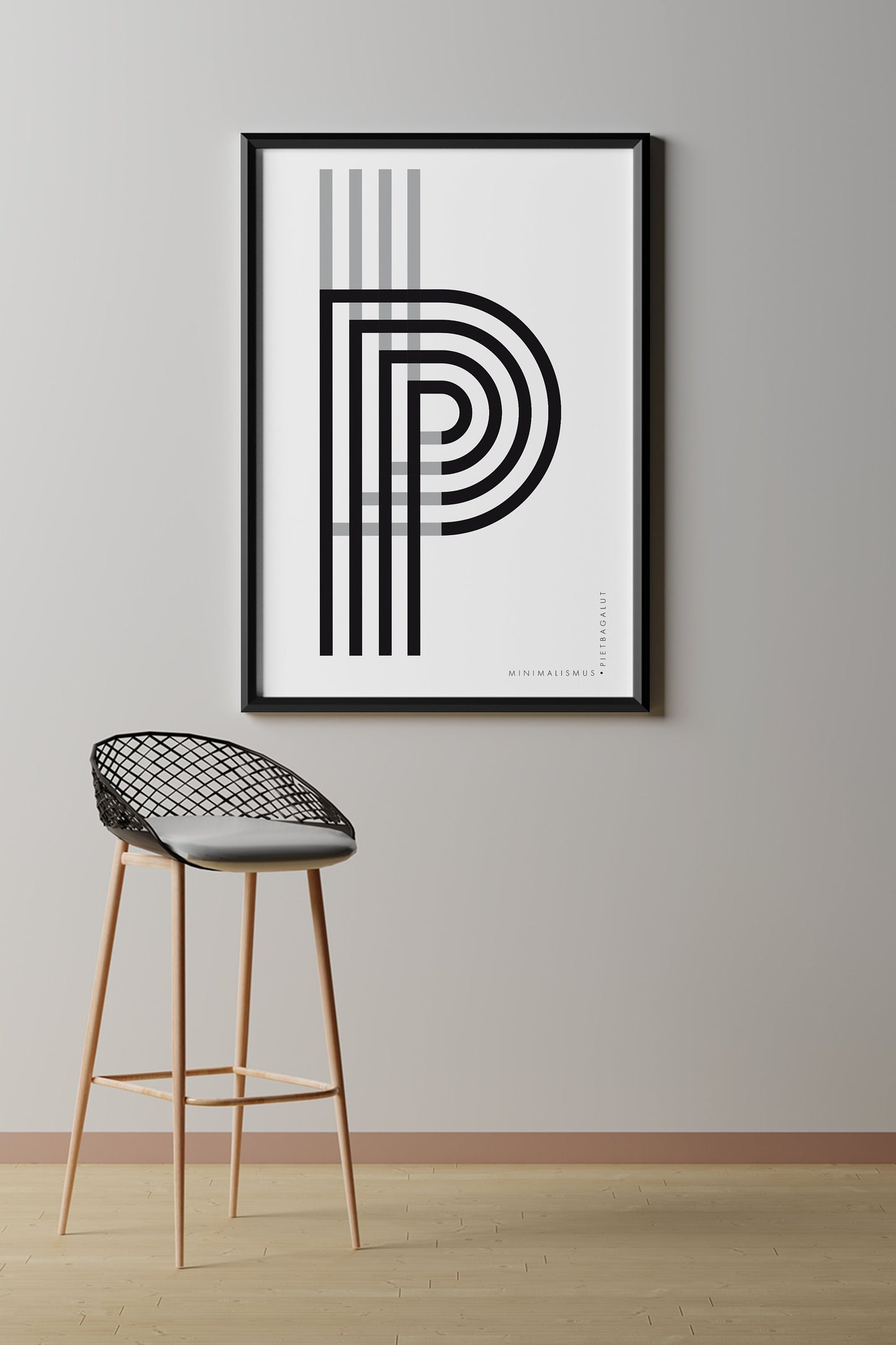 pb petit sc, Design, Poster, Kunst, Druck, Wanddekoration, minimalistisch, grafisch, Inneneinrichtung, Wandkunst, Kunstdruck, Büro, Zuhause, exklusiv, modern