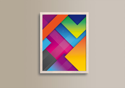 Exklusiver Kunstdruck, modernes minimalistisches Wanddekor für Zuhause und im Büro, perfektes Geschenk für Design-Enthusiasten, graphic