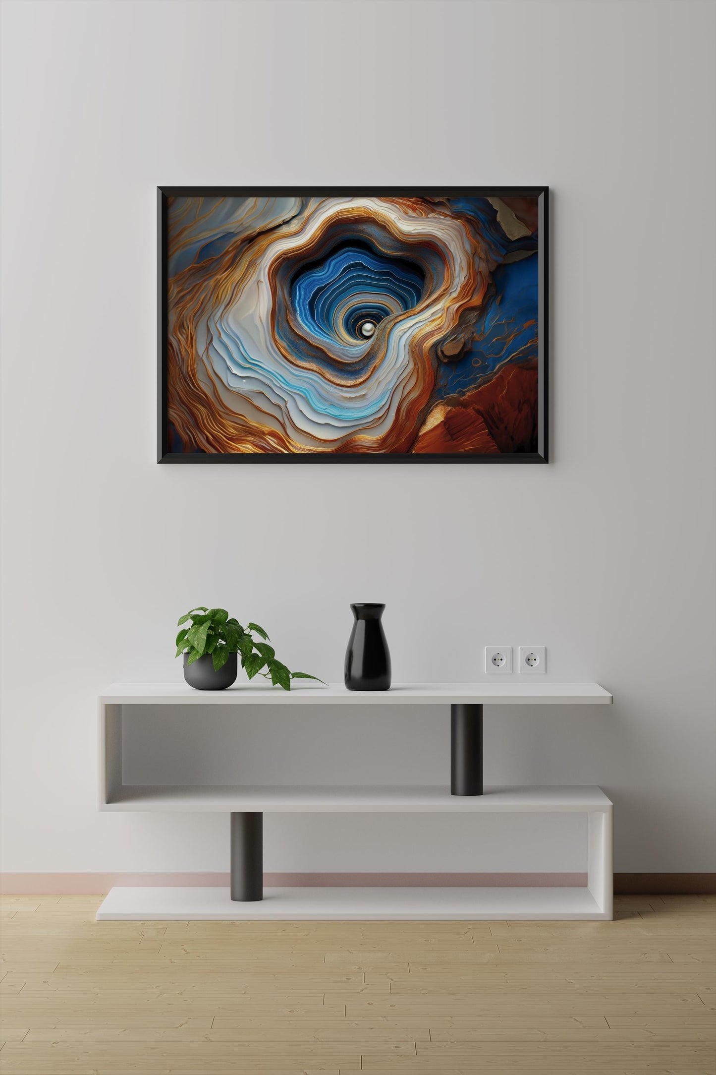 Perlmuttschichten, Design, Poster, Kunst, Druck, Wanddekor, topographisch, Interior, Wandkunst, Kunstdruck, Büro, Zuhause, exklusiv, modern