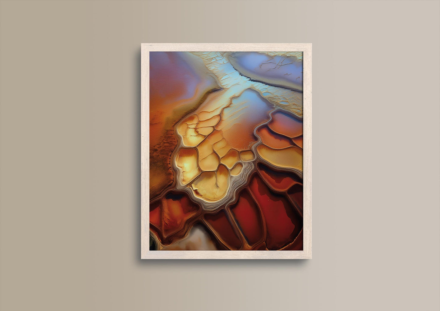 Kupferseen, Design, Poster, Kunst, Druck, Wanddekor, topographisch, Interior, Wandkunst, Kunstdruck, Büro, Zuhause, exklusiv, modern