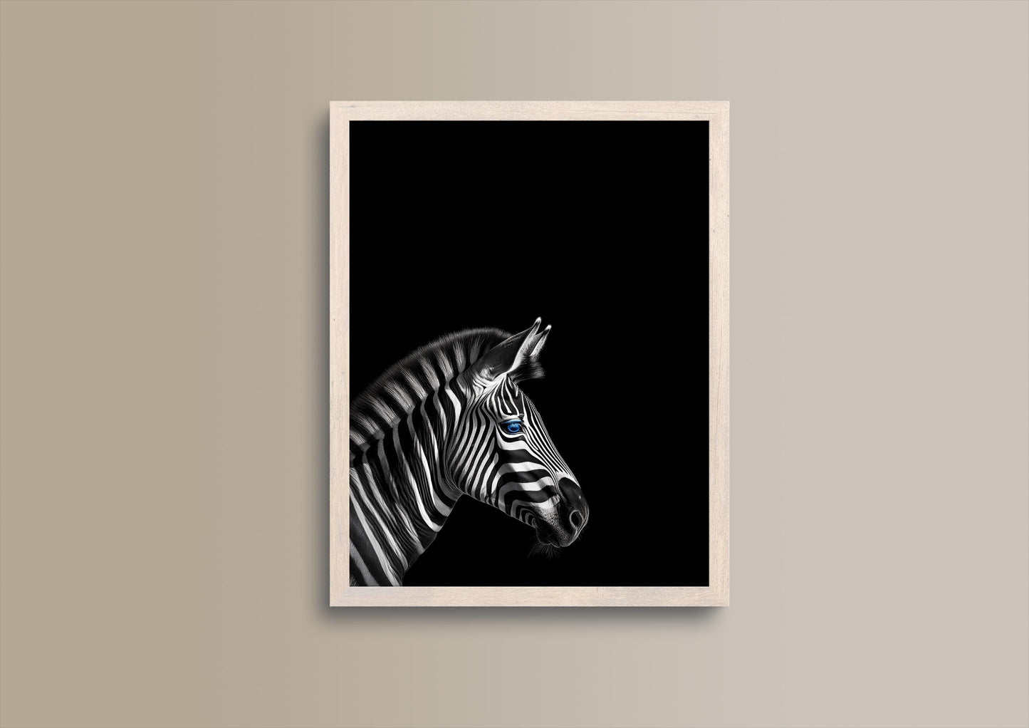 Zebra, Portrait, Poster, Kunst, Druck, Bild, Illustration, Interieur, Wandkunst, Kunstdruck, Safari, home, exklusiv, modern