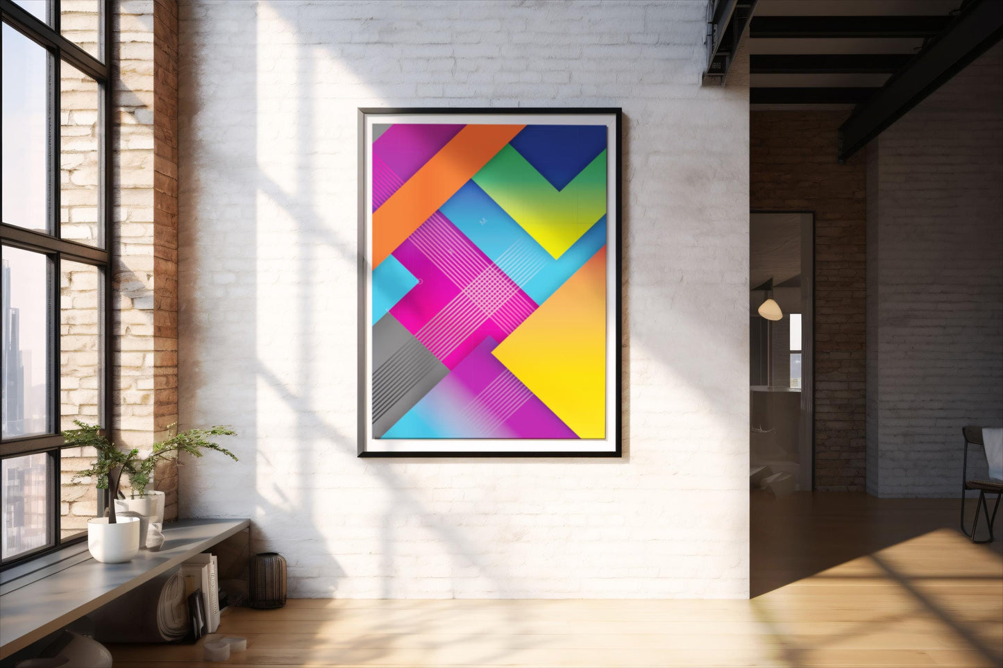 Exklusiver Kunstdruck, modernes minimalistisches Wanddekor für Zuhause und im Büro, perfektes Geschenk für Design-Enthusiasten, graphic
