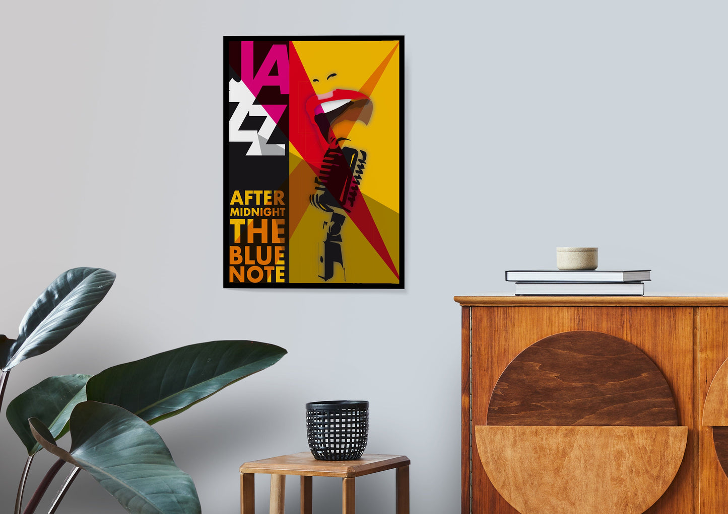 Jazz 57, Design, Poster, Kunst, Druck, Wanddekor, minimalistisch, Grafik, Interior, Wandkunst, Kunstdruck, Büro, Zuhause, exklusiv, modern