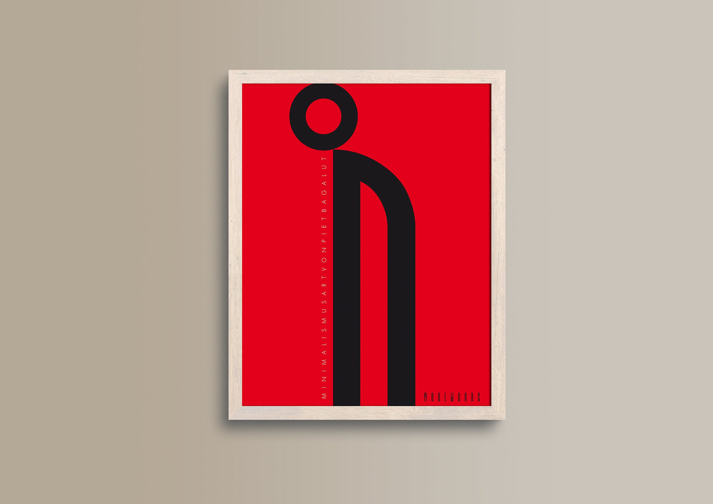 NoMoreWords, Design, Poster, Kunst, Druck, Wanddekoration, minimalistisch, grafisch, Inneneinrichtung, Wandkunst, Kunstdruck, Büro, Zuhause, exklusiv, modern