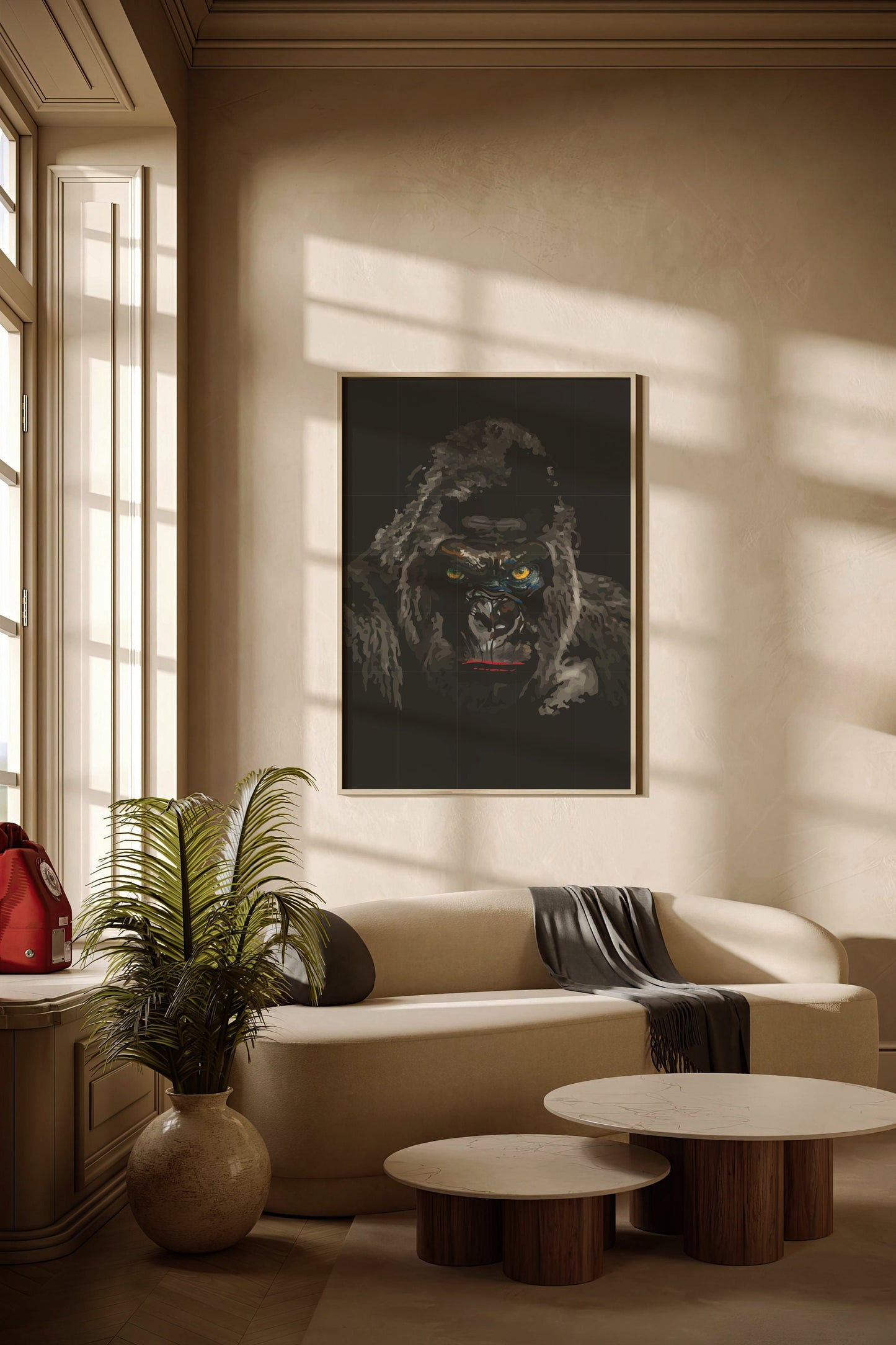 King, Design, Poster, Kunst, Druck, Wanddekor, minimalistisch, Grafik, Interior, Wandkunst, Kunstdruck, Büro, Zuhause, exklusiv, modern