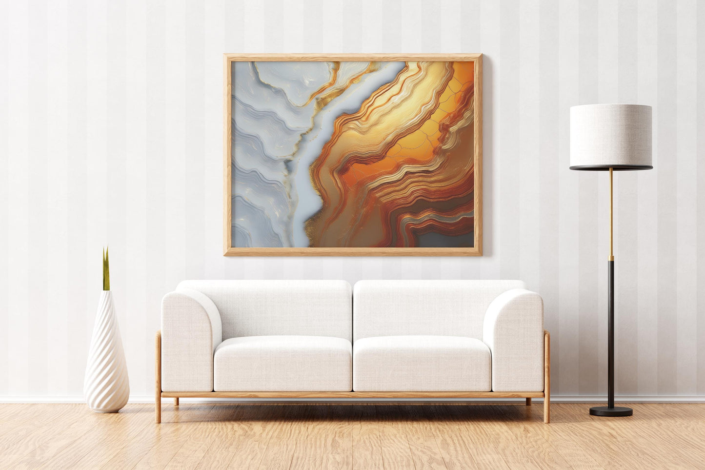 Eis und Gold 2, Design, Poster, Kunst, Druck, Wanddekor, topographisch, Interieur, Wandkunst, Kunstdruck, Büro, Zuhause, exklusiv, modern