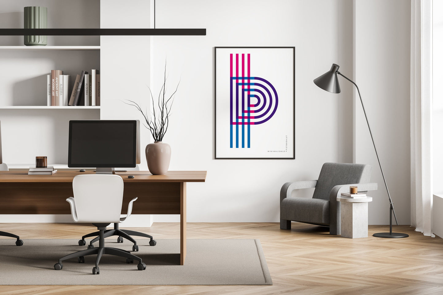 pb petit, Design, Poster, Kunst, Druck, Wanddekor, minimalistisch, Grafik, Interior, Wandkunst, Kunstdruck, Büro, Zuhause, exklusiv, modern