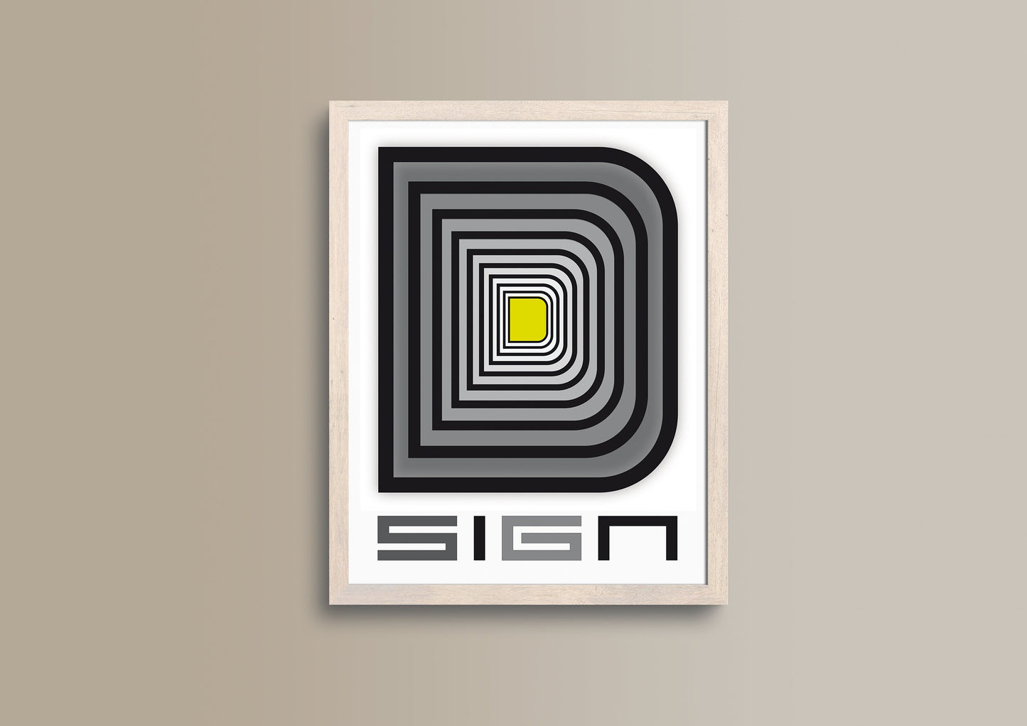 DSign 2, Design, Poster, Kunst, Druck, Wanddekoration, minimalistisch, grafisch, Inneneinrichtung, Wandkunst, Kunstdruck, Büro, Zuhause, exklusiv, modern