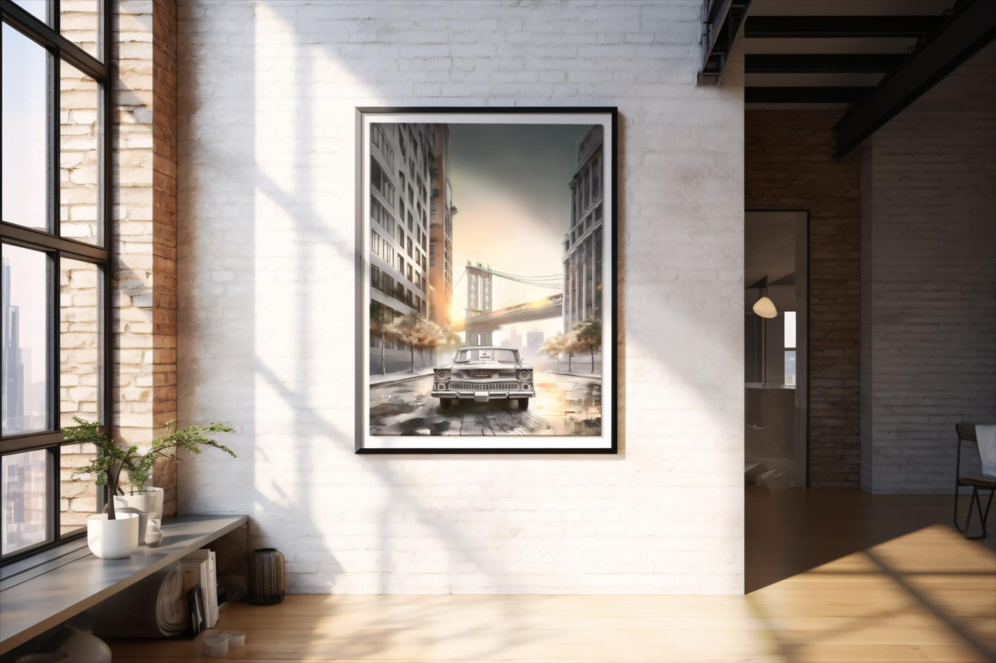 Iconic NY, Design, Poster, Kunst, Druck, Wanddekor, Illustration, Interior, Wandkunst, Kunstdruck, Büro, Zuhause, exklusiv, modern