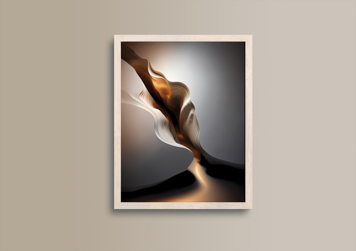 Bronze Canyon, Design, Poster, Kunst, Druck, Wanddekor, topographisch, Interieur, Wandkunst, Kunstdruck, Büro, Zuhause, exklusiv, modern, Nr. 134
