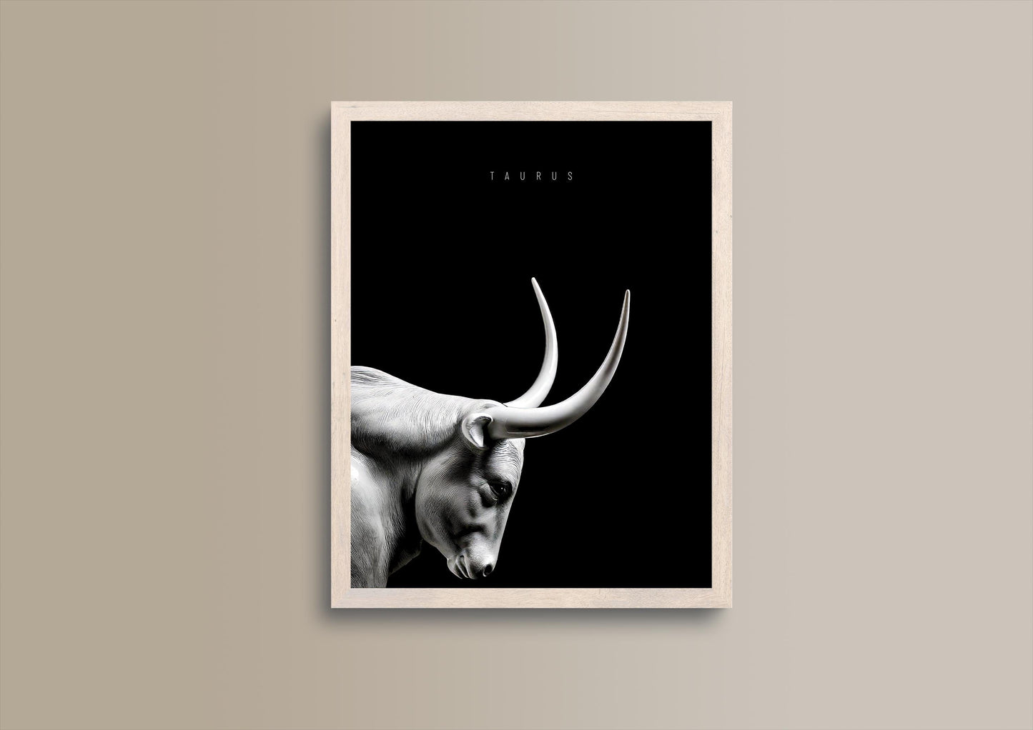 Taurus, Poster, Sternzeichen, Kunst, Druck, Stier, Illustration, Interieur, Wandkunst, Kunstdruck, Sternzeichen, home, exclusiv, modern