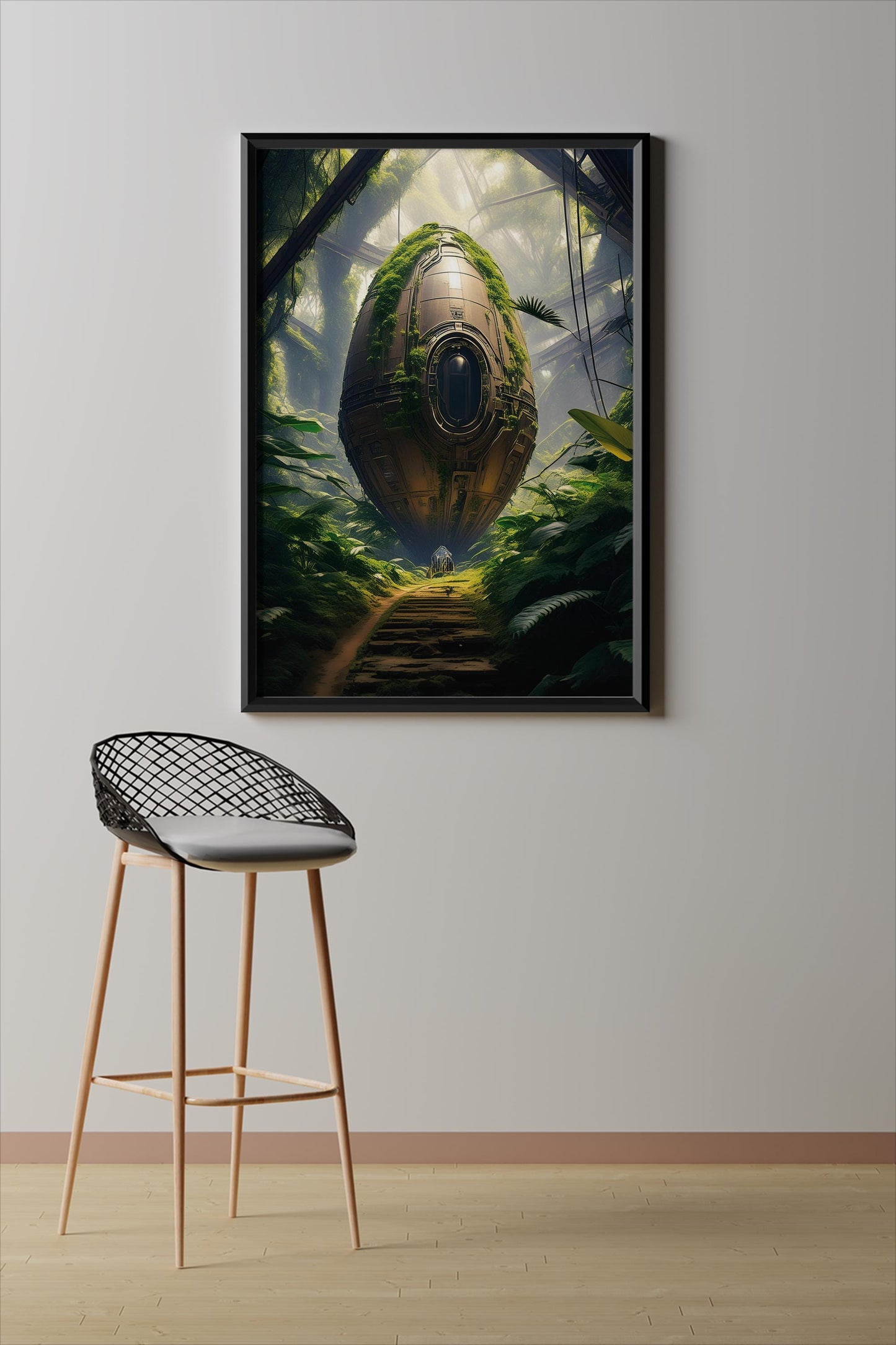 Extra Terrestrial, Design, Poster, Kunst, Druck, Wanddekor, Illustration, Interieur, Wandkunst, Kunstdruck, Büro, Zuhause, exklusiv, modern