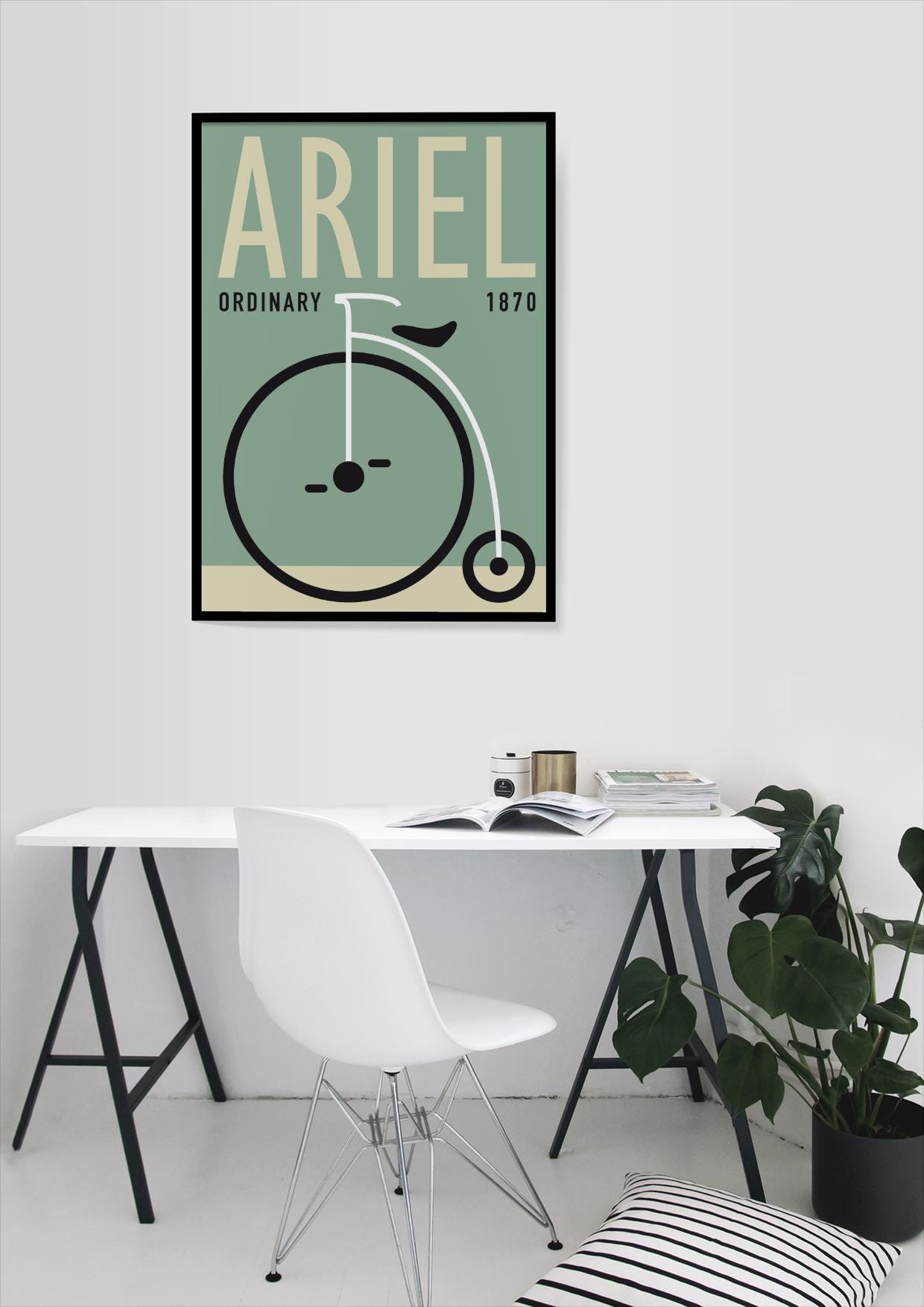 Rad Ariel, Design, Poster, Kunst, Druck, Wanddekor, Fahrrad, Grafik, Interior, Wandkunst, Kunstdruck, Büro, Zuhause, exklusiv, modern