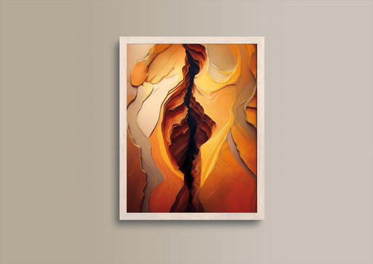 Roter Stein, Design, Poster, Kunst, Druck, Wanddekor, topographisch, Interior, Wandkunst, Kunstdruck, Büro, Zuhause, exklusiv, modern