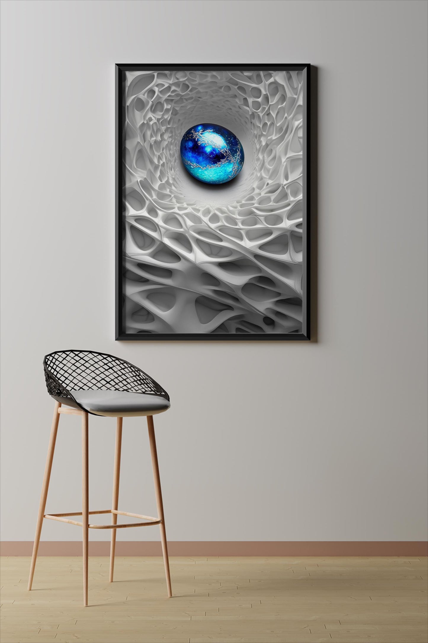 weißes Nest, Design, Poster, Kunst, Druck, Wanddekor, topographisch, Interior, Wandkunst, Kunstdruck, Büro, Zuhause, exklusiv, modern