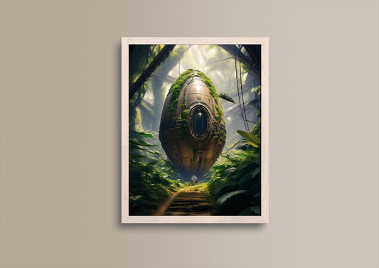 Extra Terrestrial, Design, Poster, Kunst, Druck, Wanddekor, Illustration, Interieur, Wandkunst, Kunstdruck, Büro, Zuhause, exklusiv, modern