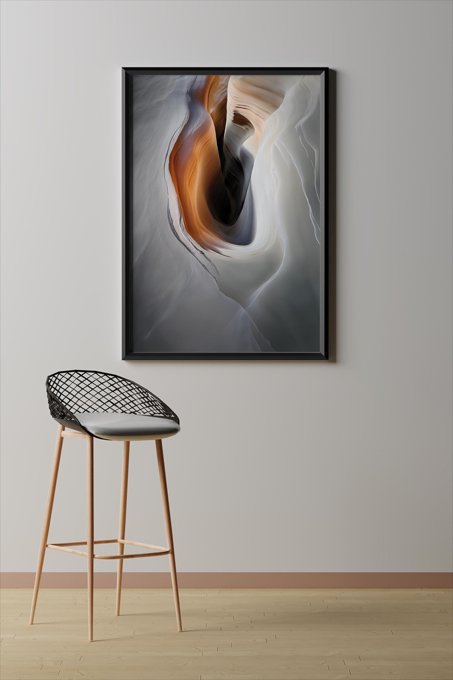 ovale Passage, Design, Poster, Kunst, Druck, Wanddekor, topographisch, Interior, Wandkunst, Kunstdruck, Büro, Zuhause, exklusiv, modern