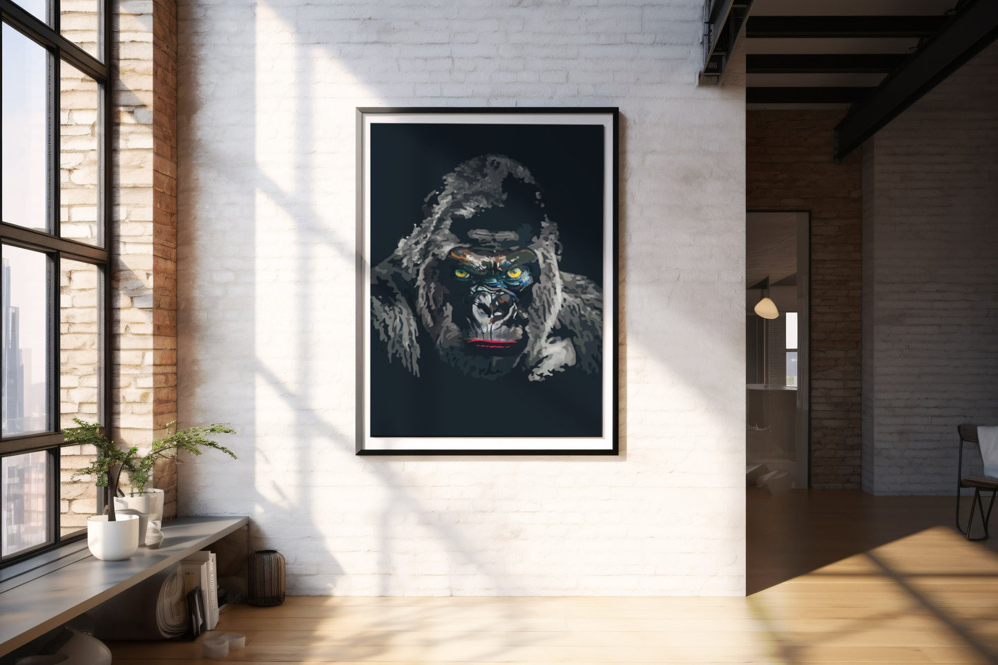 King, Design, Poster, Kunst, Druck, Wanddekor, minimalistisch, Grafik, Interior, Wandkunst, Kunstdruck, Büro, Zuhause, exklusiv, modern