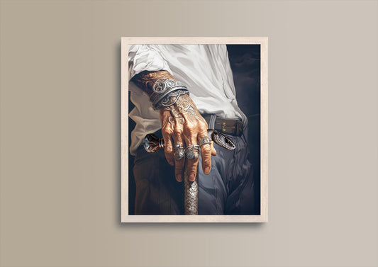 Il Padrino, Design, Poster, Kunst, Druck, Wanddekor, Illustration, Interieur, Wandkunst, Kunstdruck, Büro, Zuhause, exklusiv, modern