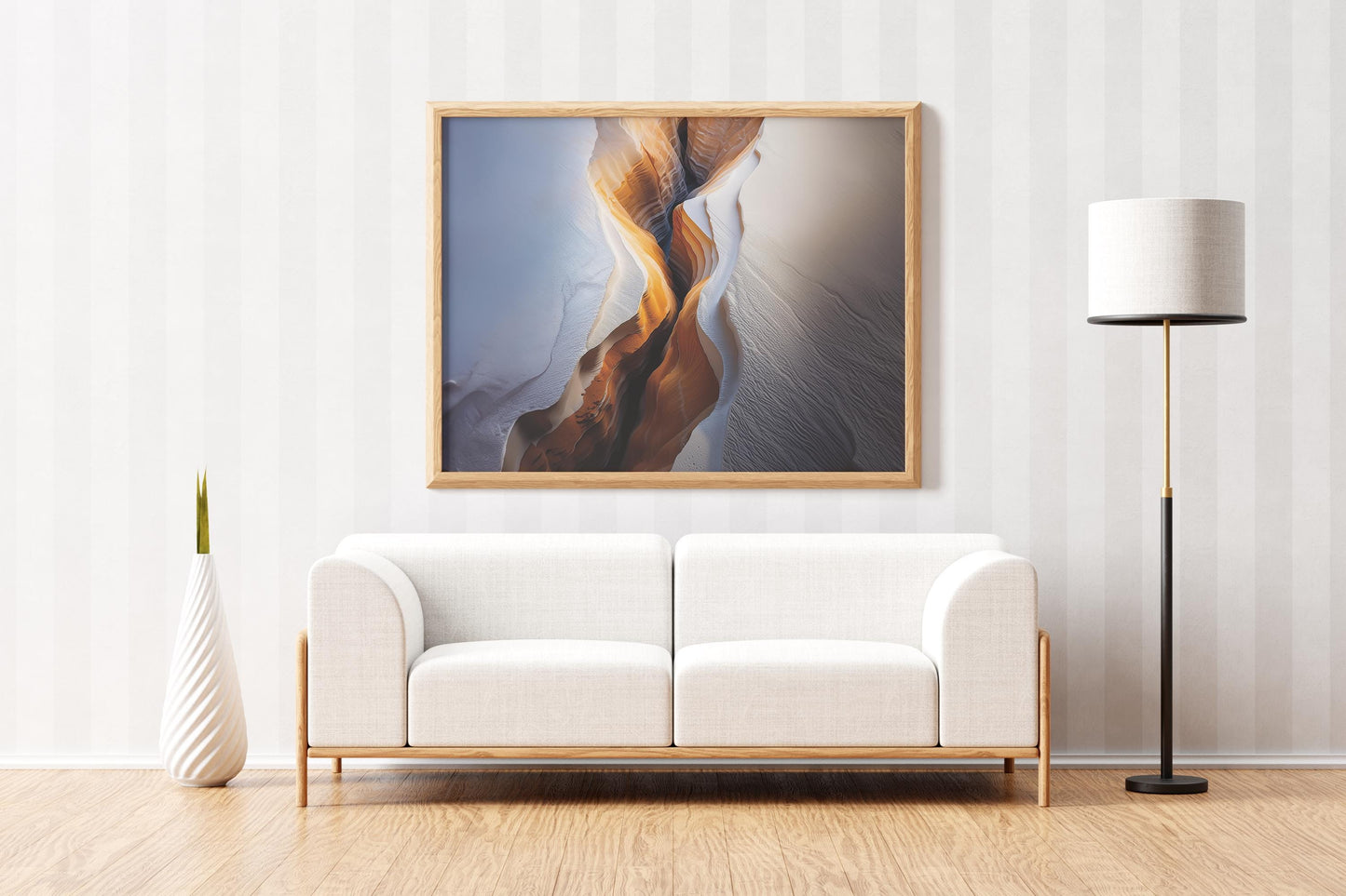 Schneecanyon, Design, Poster, Kunst, Druck, Wanddekor, topographisch, Interior, Wandkunst, Kunstdruck, Büro, Zuhause, exklusiv, modern