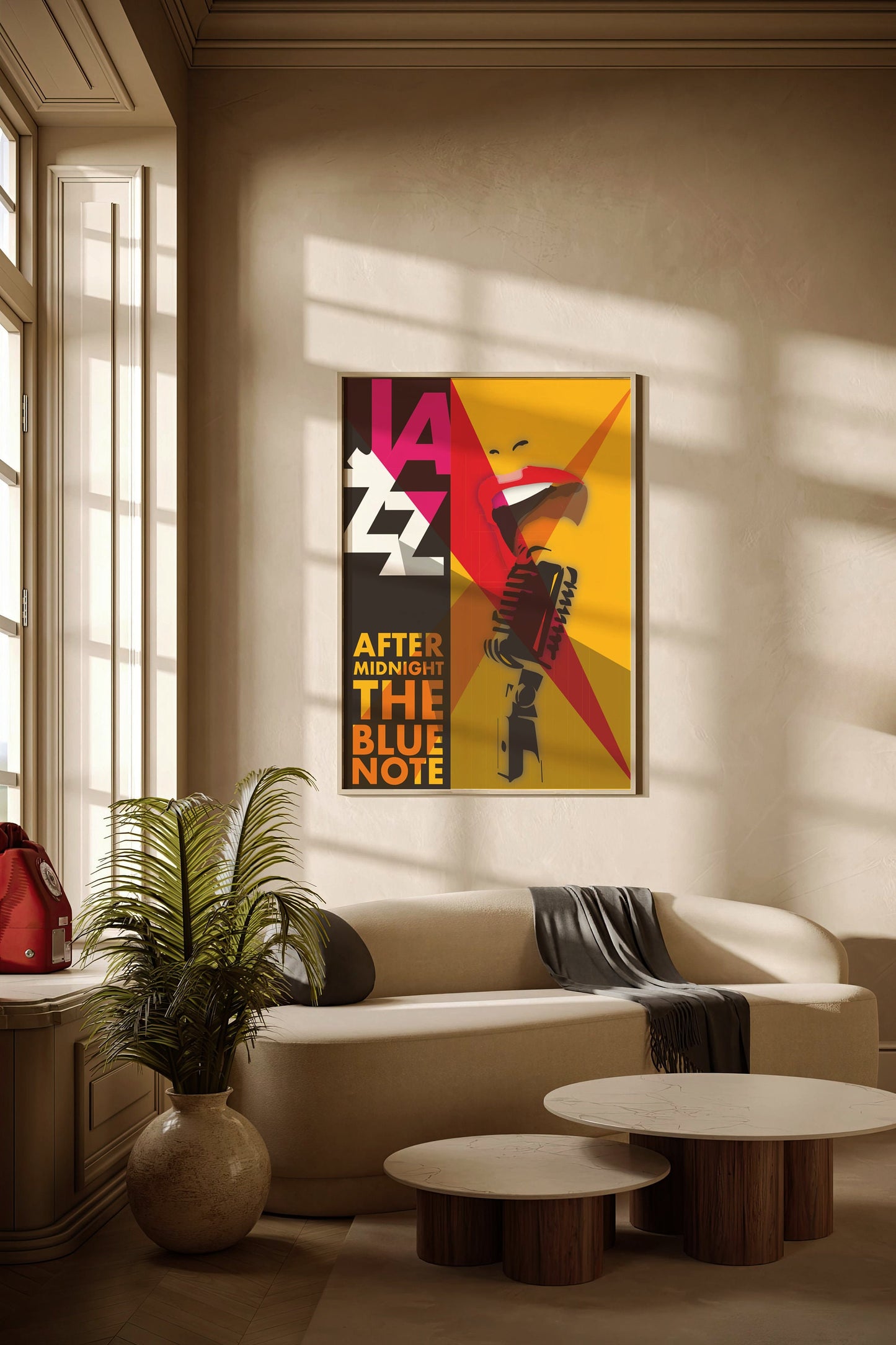 Jazz 57, Design, Poster, Kunst, Druck, Wanddekor, minimalistisch, Grafik, Interior, Wandkunst, Kunstdruck, Büro, Zuhause, exklusiv, modern