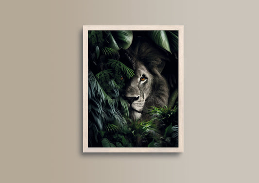 Dschungel, Design, Poster, Kunst, Druck, Wanddekor, minimalistisch, Grafik, Interior, Wandkunst, Kunstdruck, Büro, Zuhause, exklusiv, modern
