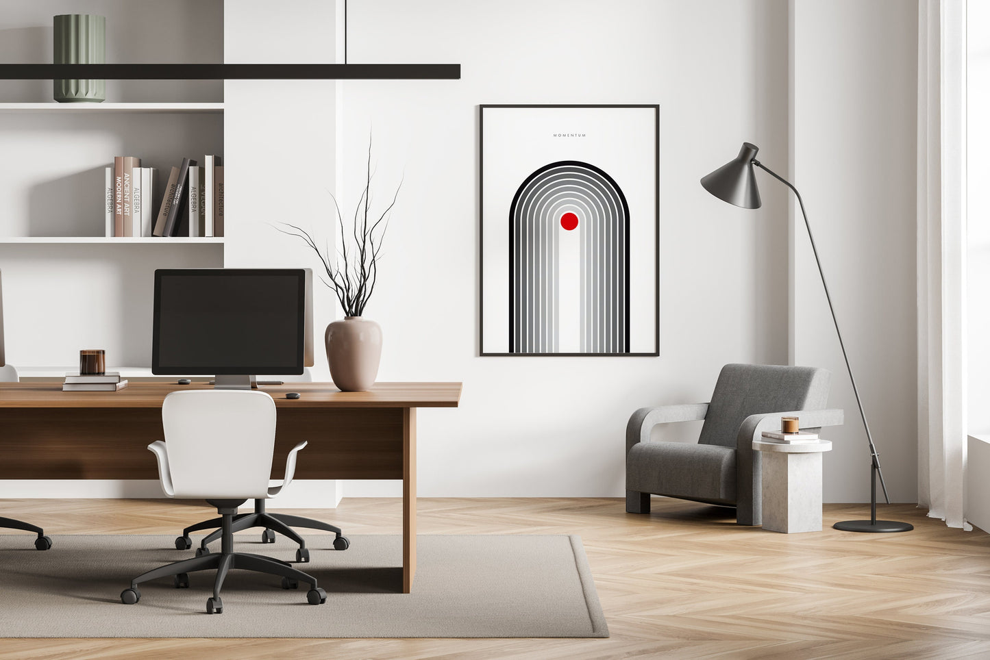 Schwung, Design, Poster, Kunst, Druck, Wanddekor, minimalistisch, Grafik, Interior, Wandkunst, Kunstdruck, Büro, Zuhause, exklusiv, modern
