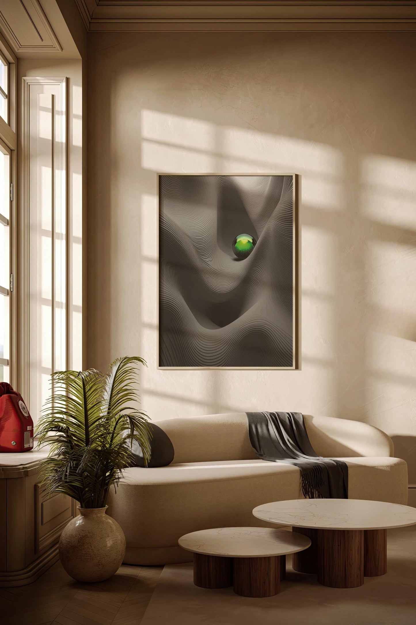 Tiefgrün, Design, Poster, Kunst, Druck, Wanddekor, topographisch, Interior, Wandkunst, Kunstdruck, Büro, Zuhause, exklusiv, modern