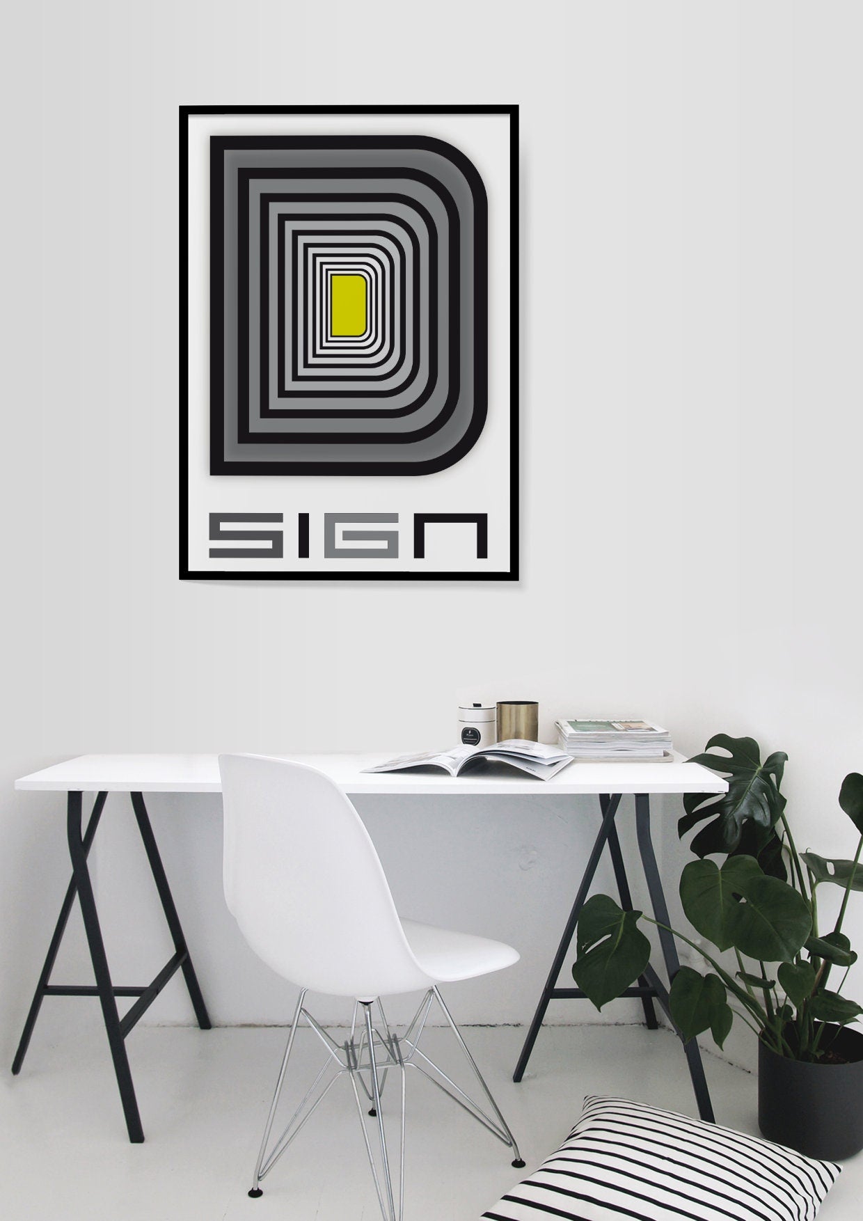 DSign 2, Design, Poster, Kunst, Druck, Wanddekoration, minimalistisch, grafisch, Inneneinrichtung, Wandkunst, Kunstdruck, Büro, Zuhause, exklusiv, modern