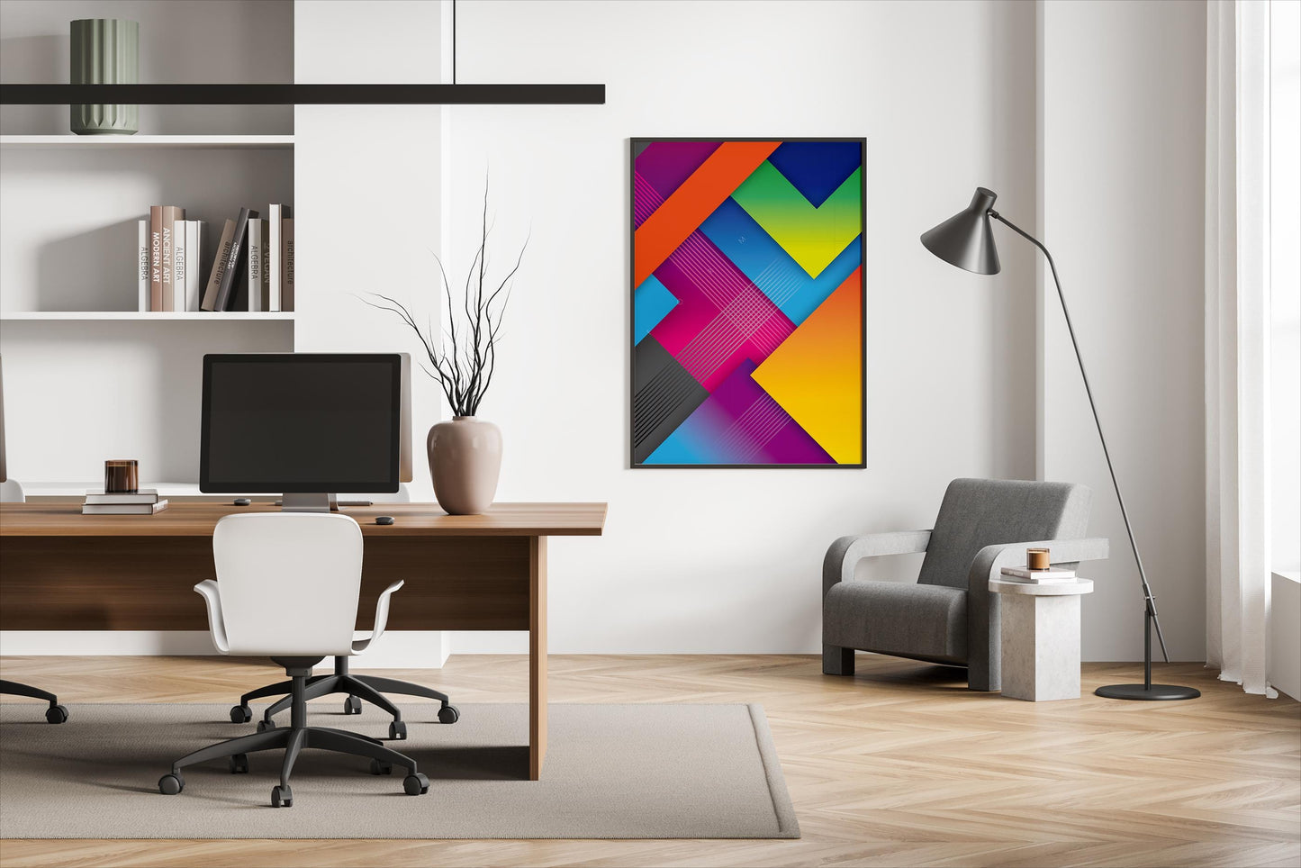 Exklusiver Kunstdruck, modernes minimalistisches Wanddekor für Zuhause und im Büro, perfektes Geschenk für Design-Enthusiasten, graphic