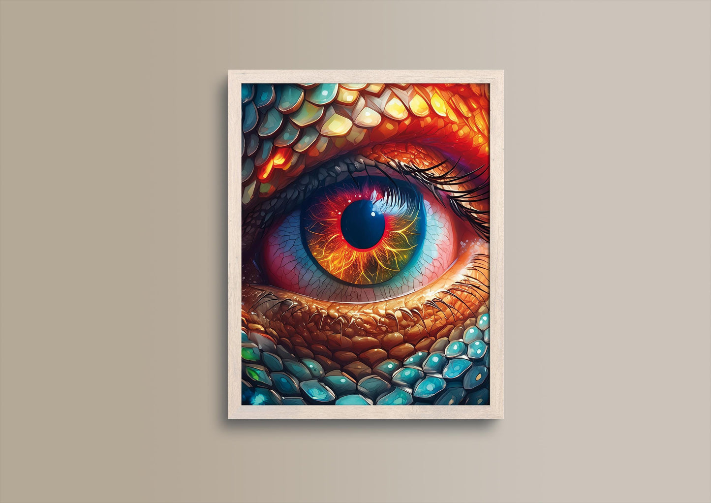 Reptiloid, Design, Poster, Kunst, Druck, Wand-Dekor, Illustration, Interieur, Wandkunst, Kunstdruck, Büro, Zuhause, exklusiv, modern, Nr. 111