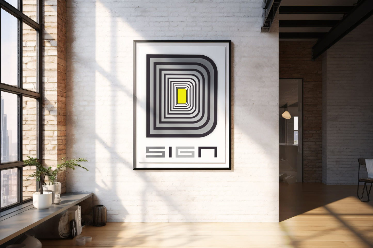 DSign 2, Design, Poster, Kunst, Druck, Wanddekoration, minimalistisch, grafisch, Inneneinrichtung, Wandkunst, Kunstdruck, Büro, Zuhause, exklusiv, modern