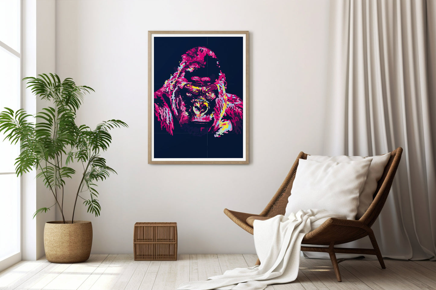 extravagant.King, Design, Poster, Kunst, Druck, Wanddekor, minimalistisch, grafisch, Interior, Wandkunst, Kunstdruck, Büro, Zuhause, exklusiv, modern