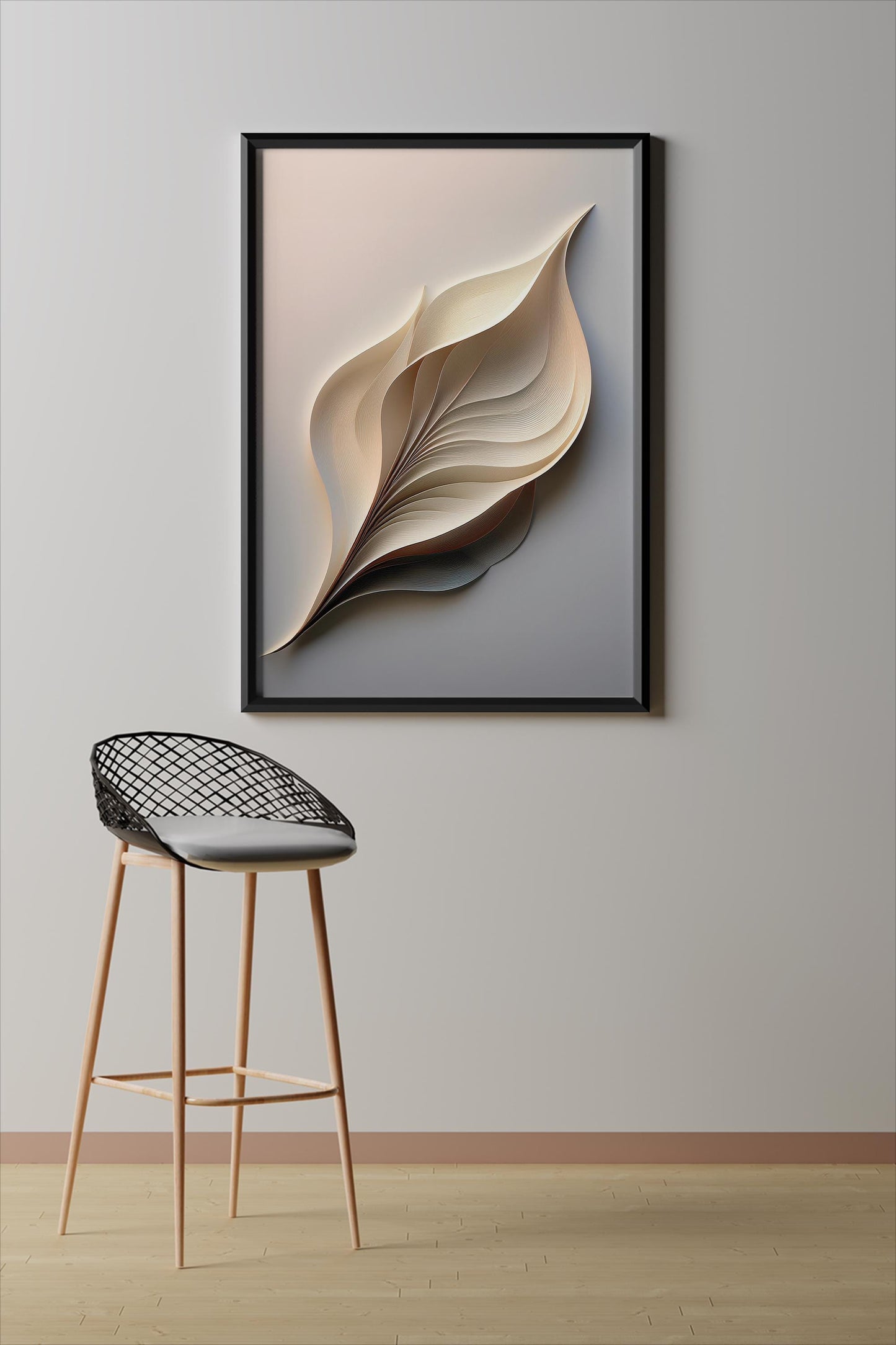 Blatt, Design, Poster, Kunst, Druck, Wanddekor, Illustration, Interieur, Wandkunst, Kunstdruck, Büro, Zuhause, exklusiv, modern