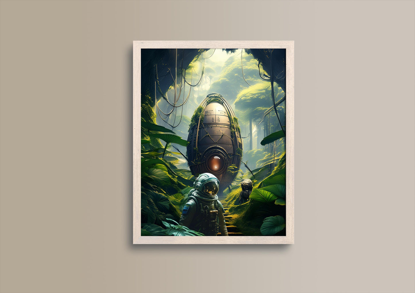 Extra Terrestrial 2, Design, Poster, Kunst, Druck, Wanddekor, Illustration, Interieur, Wandkunst, Kunstdruck, Büro, Zuhause, exklusiv, modern, Nr. 129