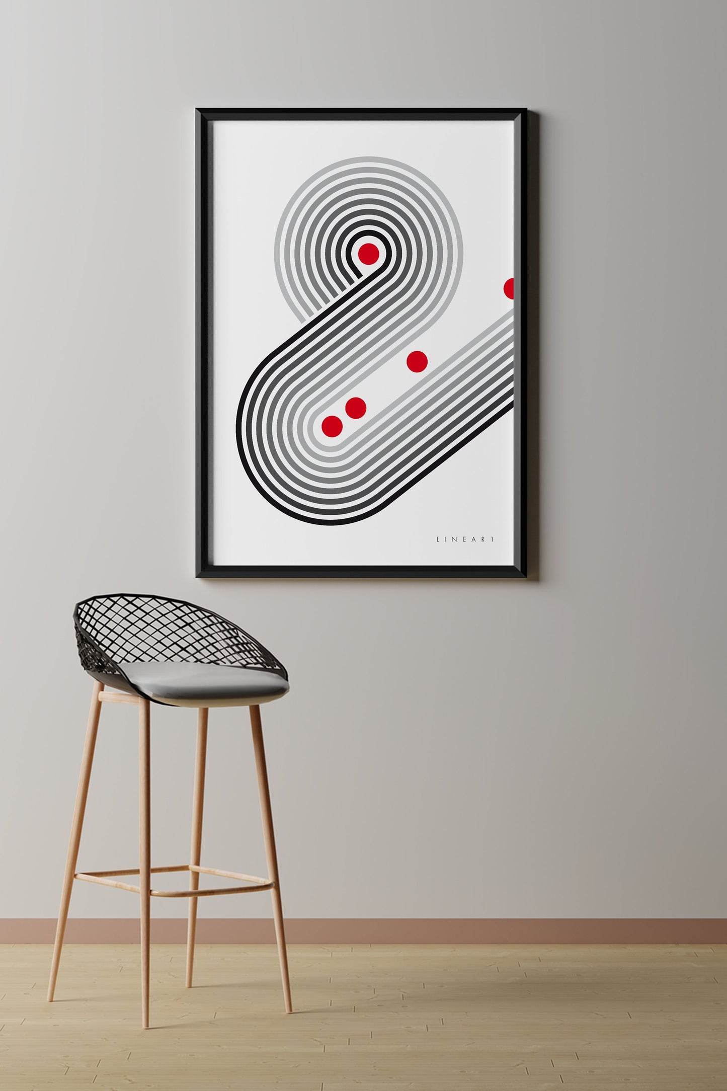 LINEARt, Design, Poster, Kunst, Druck, Wanddekoration, minimalistisch, grafisch, Interieur, Wandkunst, Kunstdruck, Büro, Zuhause, exklusiv, modern