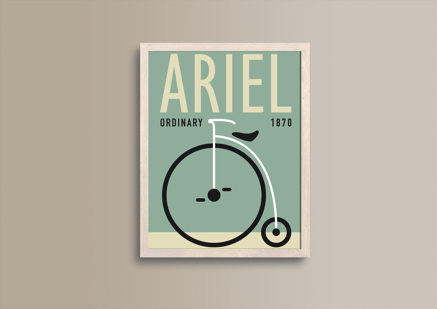 Rad Ariel, Design, Poster, Kunst, Druck, Wanddekor, Fahrrad, Grafik, Interior, Wandkunst, Kunstdruck, Büro, Zuhause, exklusiv, modern