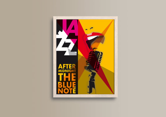 Jazz 57, Design, Poster, Kunst, Druck, Wanddekor, minimalistisch, Grafik, Interior, Wandkunst, Kunstdruck, Büro, Zuhause, exklusiv, modern