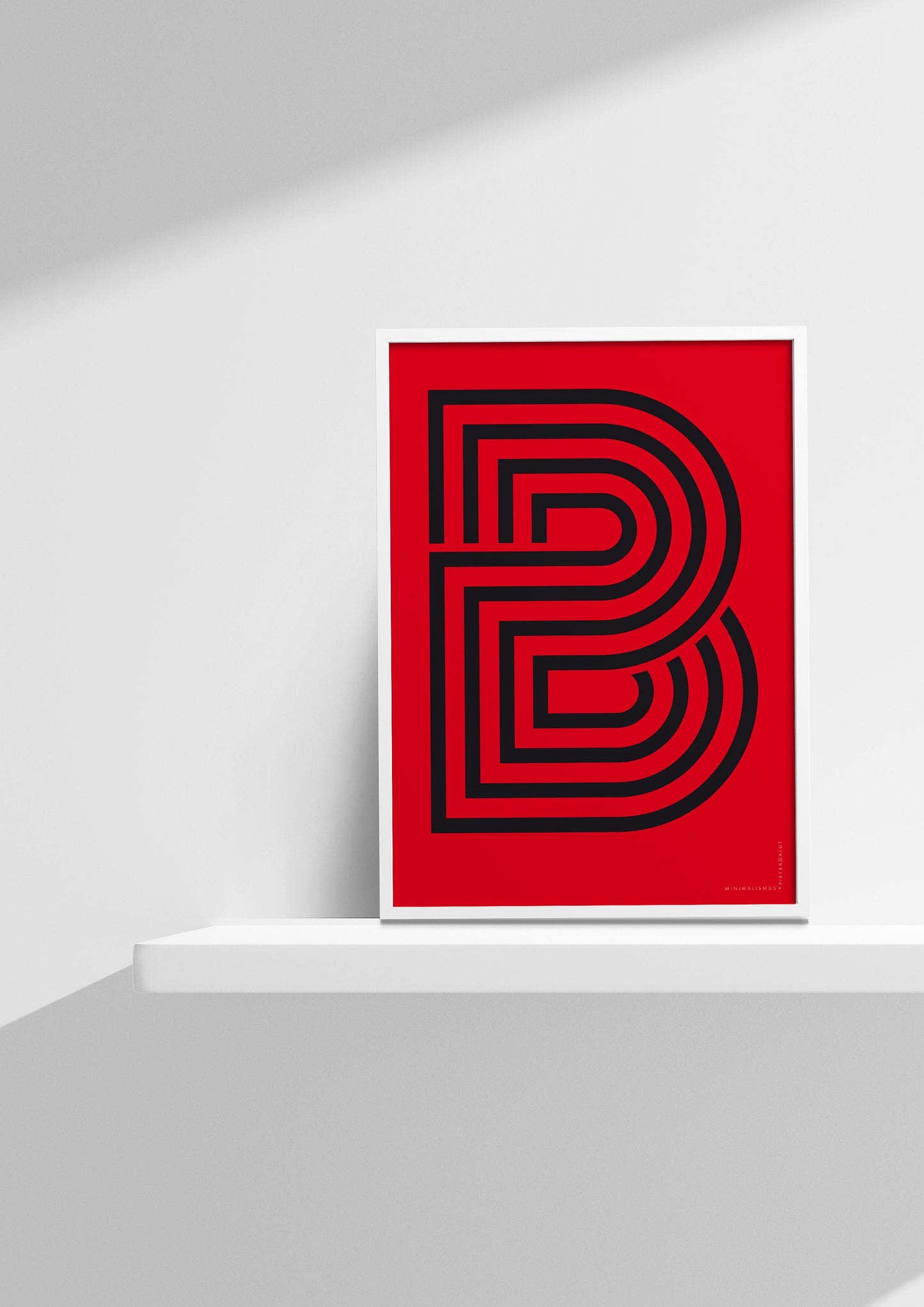 PB Rouge, Design, Poster, Kunst, Druck, Wanddekoration, minimalistisch, grafisch, Interieur, Wandkunst, Kunstdruck, Büro, Zuhause, exklusiv, modern